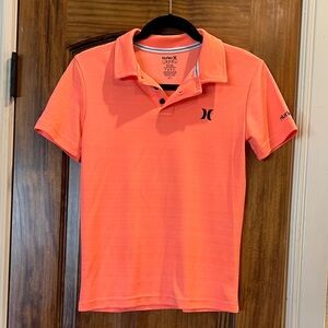 Hurley Vibrant Neon Orange Polo Shirt
